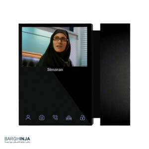 مانیتور آیفون تصویری سیماران 4.3 اینچ لمسی بدون حافظه مدل 46TKM