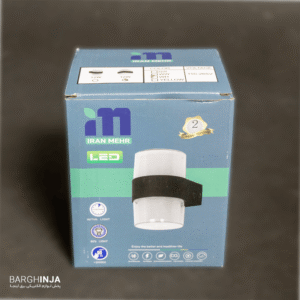 چراغ دکوراتیو بیضی دوطرفه 12 وات ایران مهر